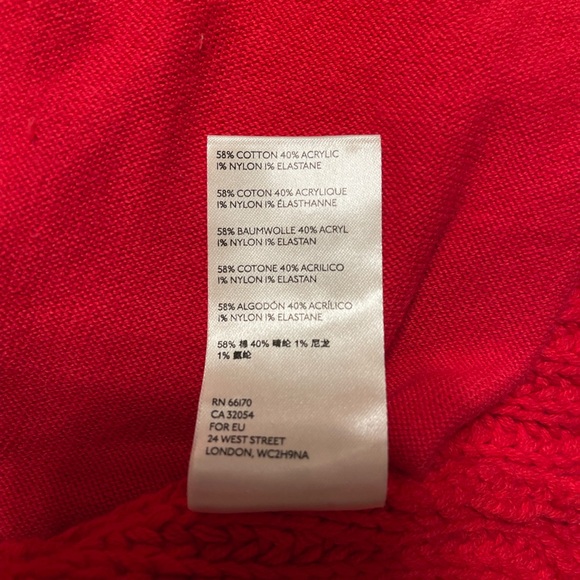 Free People Vibrant Red Cardigan - Size L - Picture 6 of 6